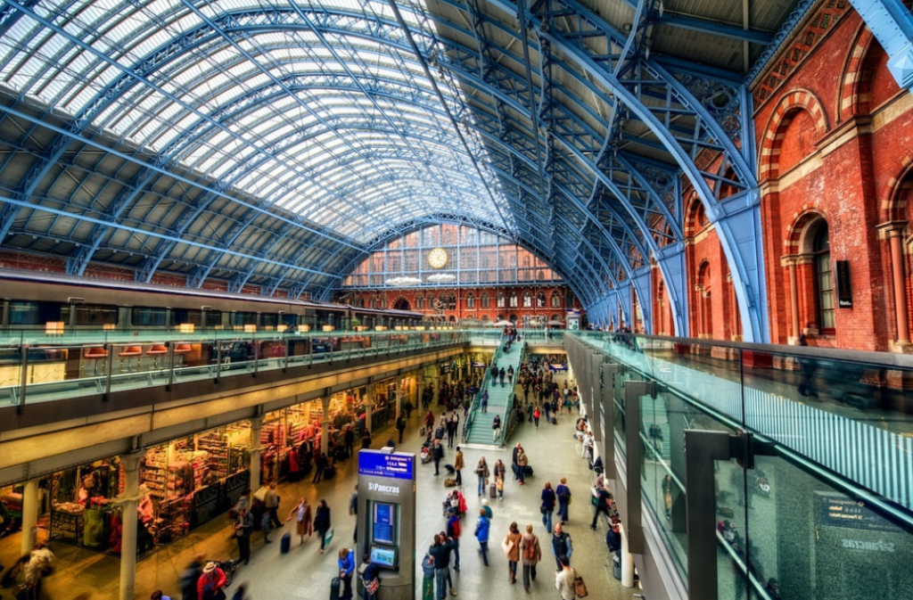 gare de saint pancras à Londres