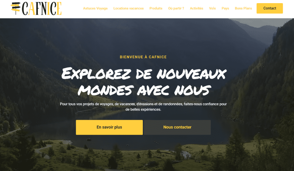 site internet cafnice